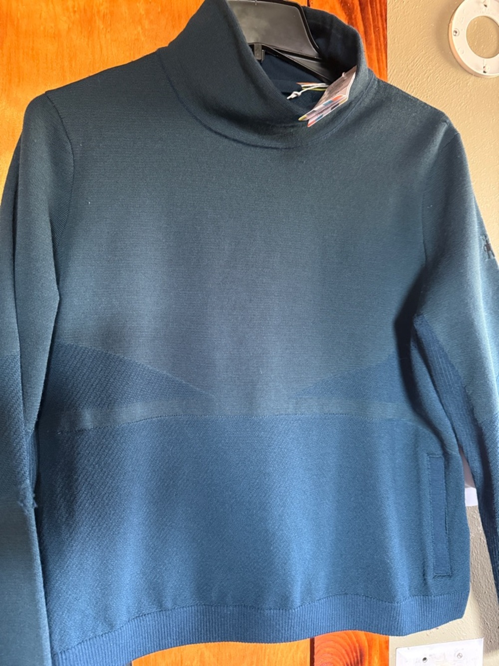 Smartwool Women's Dark Teal Cowl Neck Sweater